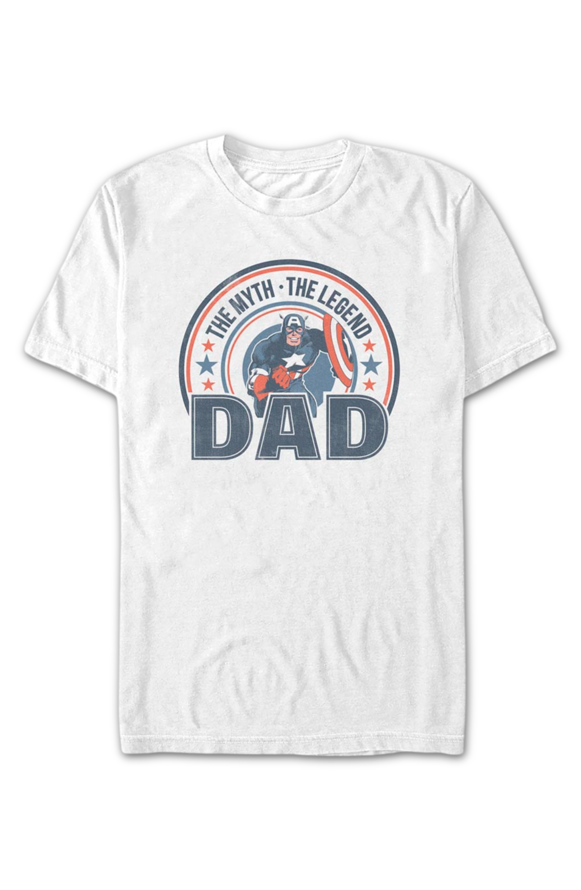 The Myth The Legend Dad Captain America Marvel Comics T-Shirt