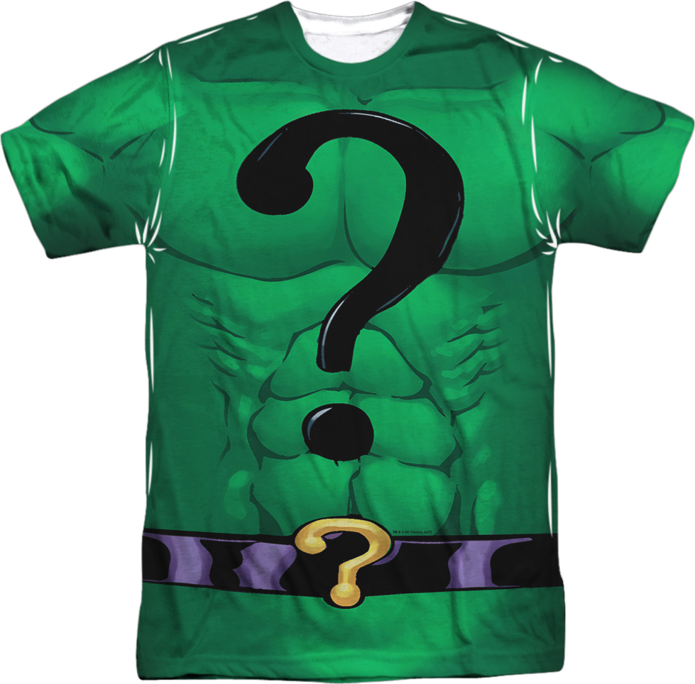 The Riddler Costume DC Comics T-Shirt