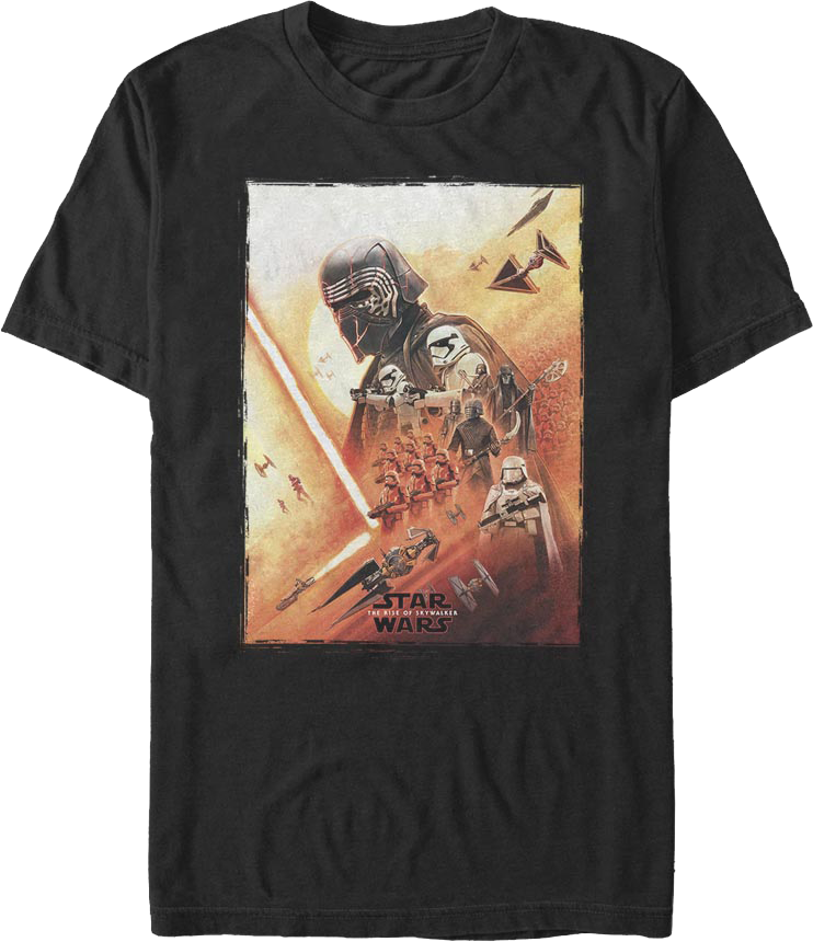 The Rise Of Skywalker Dark Side Poster Star Wars T-Shirt