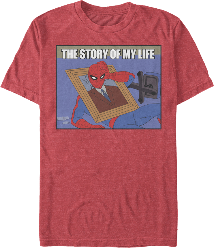 The Story Of My Life Spider-Man T-Shirt