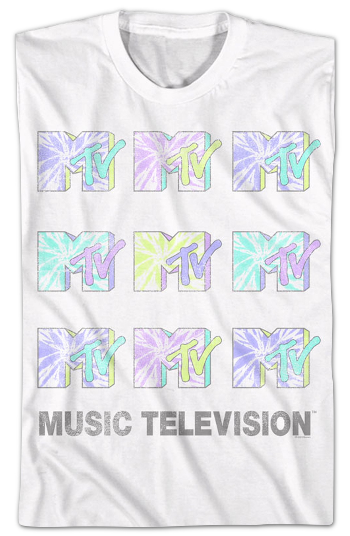 Tie Dye Logos MTV Shirt