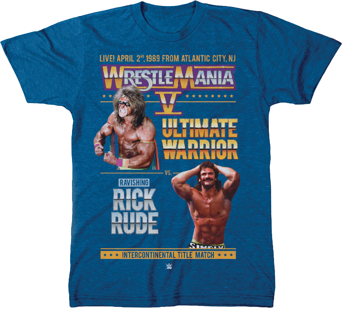 Ultimate Warrior vs Rick Rude WrestleMania V T-Shirt