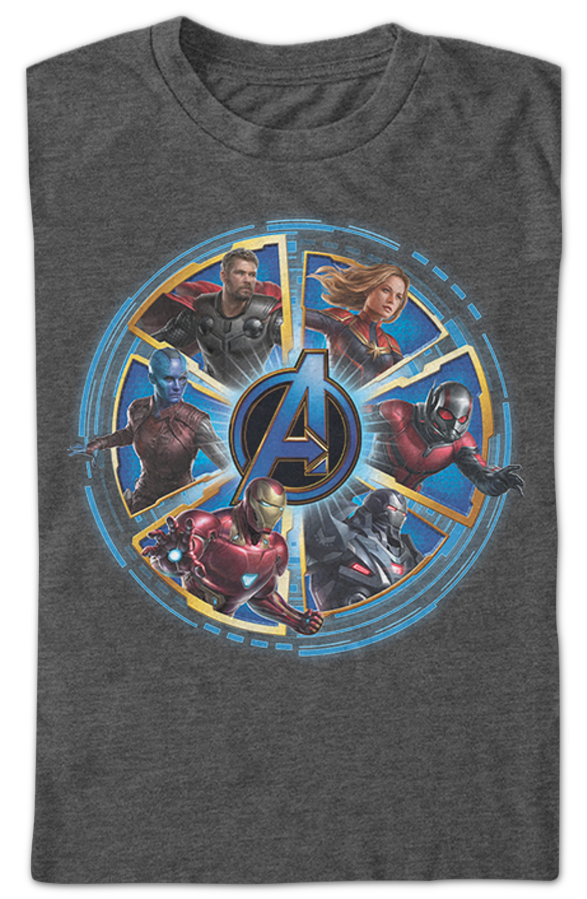 Wheel of Heroes Avengers Endgame T-Shirt