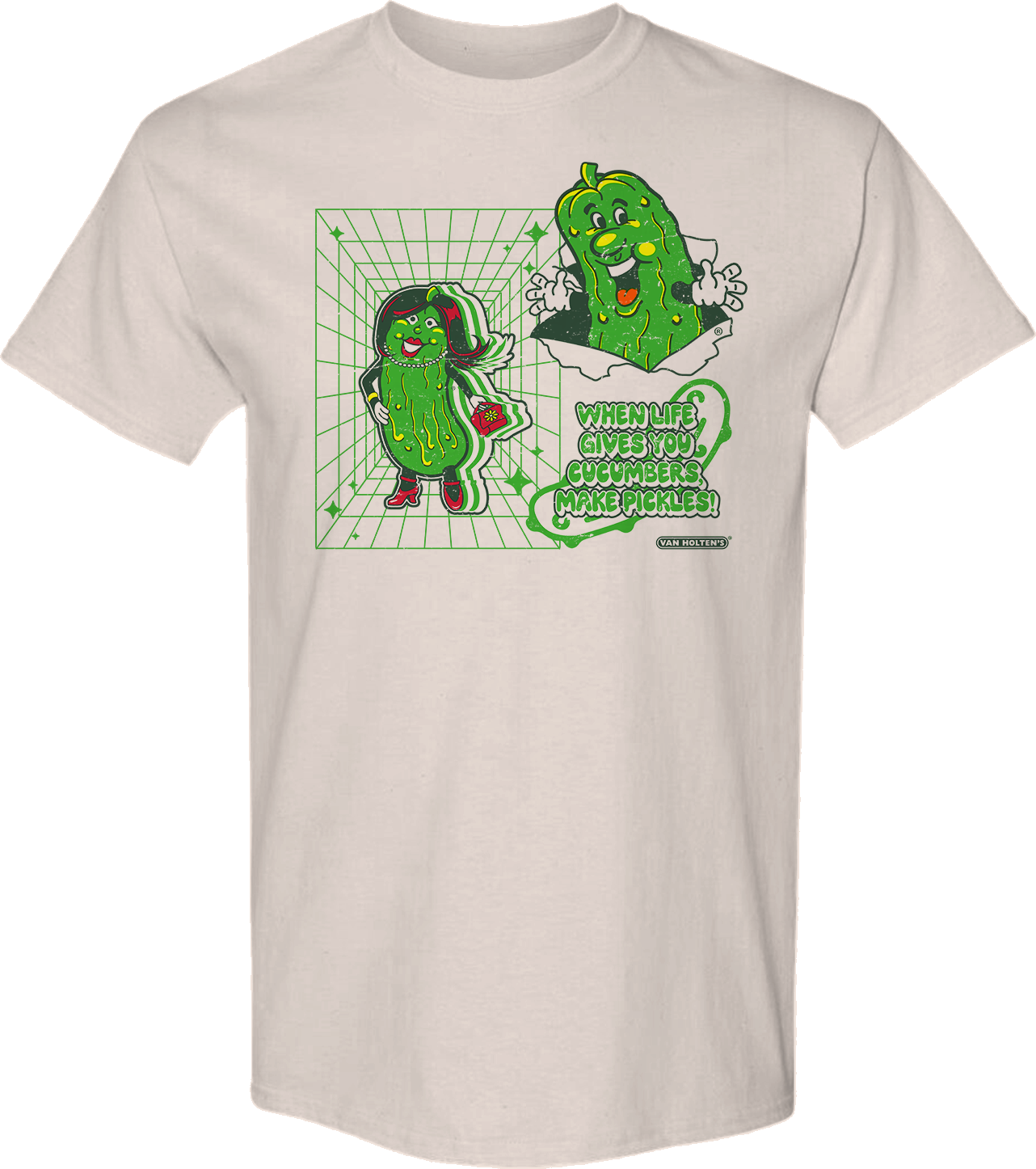 When Life Gives You Cucumbers Van Holten's Pickles T-Shirt