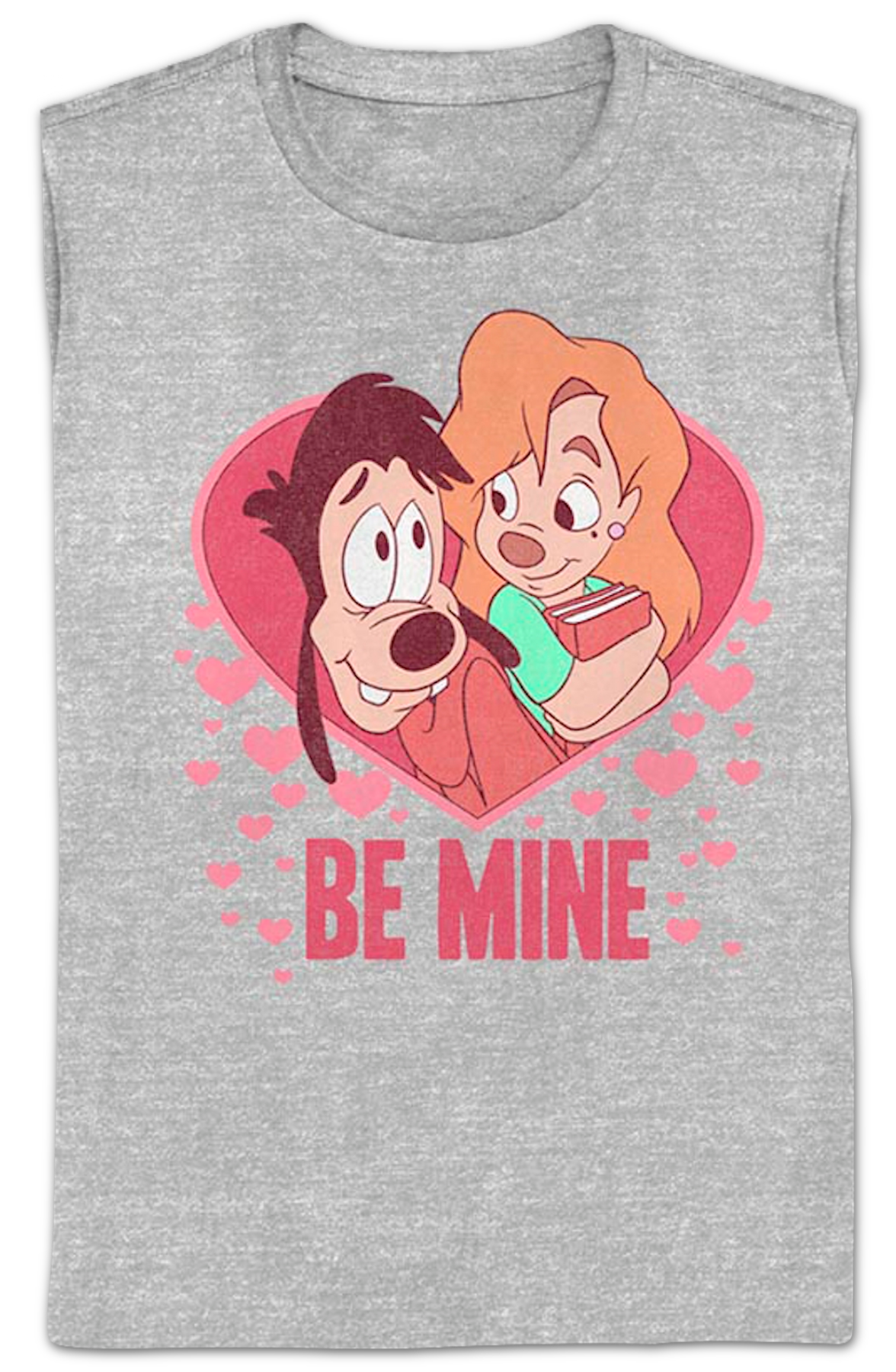 Womens Be Mine Goofy Movie Disney Shirt