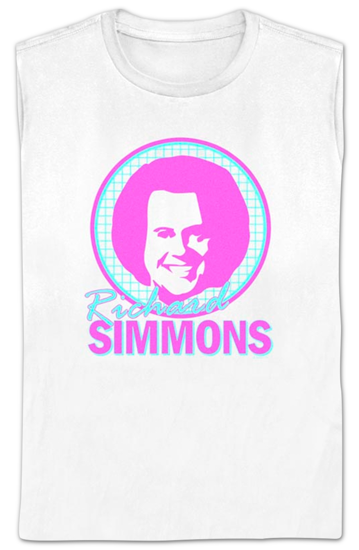 Womens Face Logo Richard Simmons Shirt
