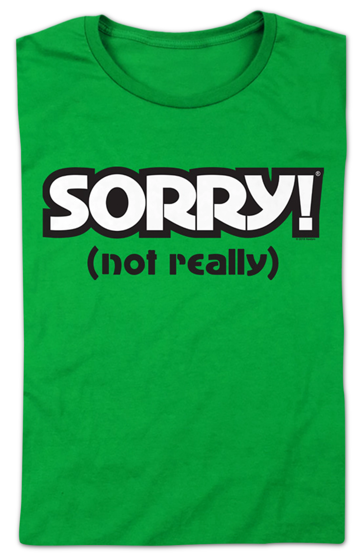 Womens Green Sorry Shirt