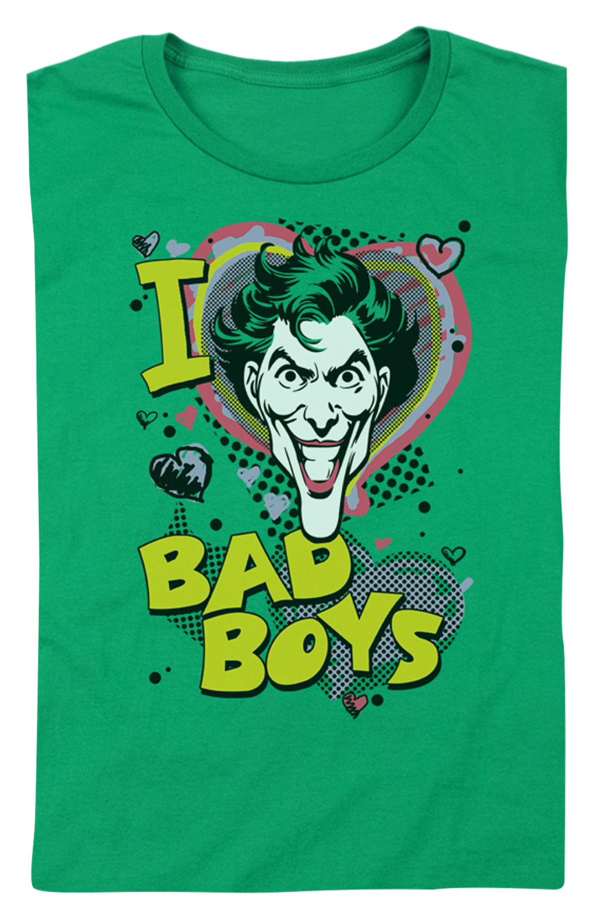 Womens I Love Bad Boys Joker Shirt
