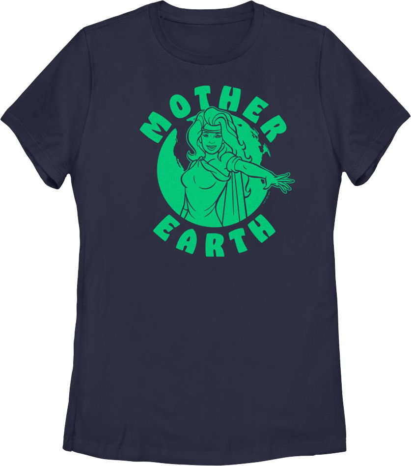 Womens Mother Earth Captain Planet Shirt