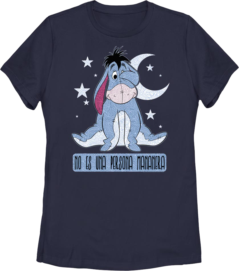 Womens No Es Una Persona Mananera Winnie The Pooh Shirt