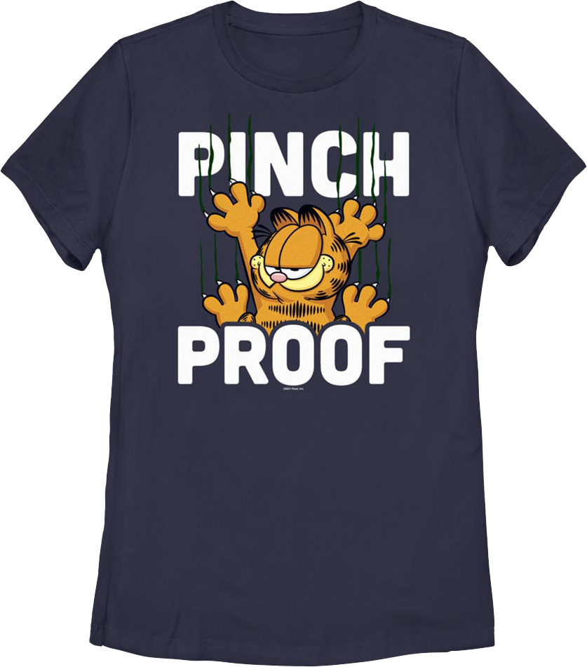 Womens Pinch Proof Garfield Shirt