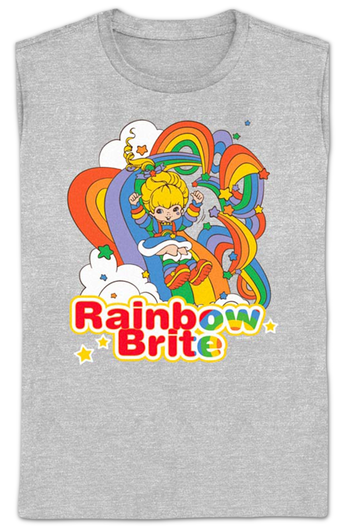 Womens Rainbow Slide Rainbow Brite Shirt
