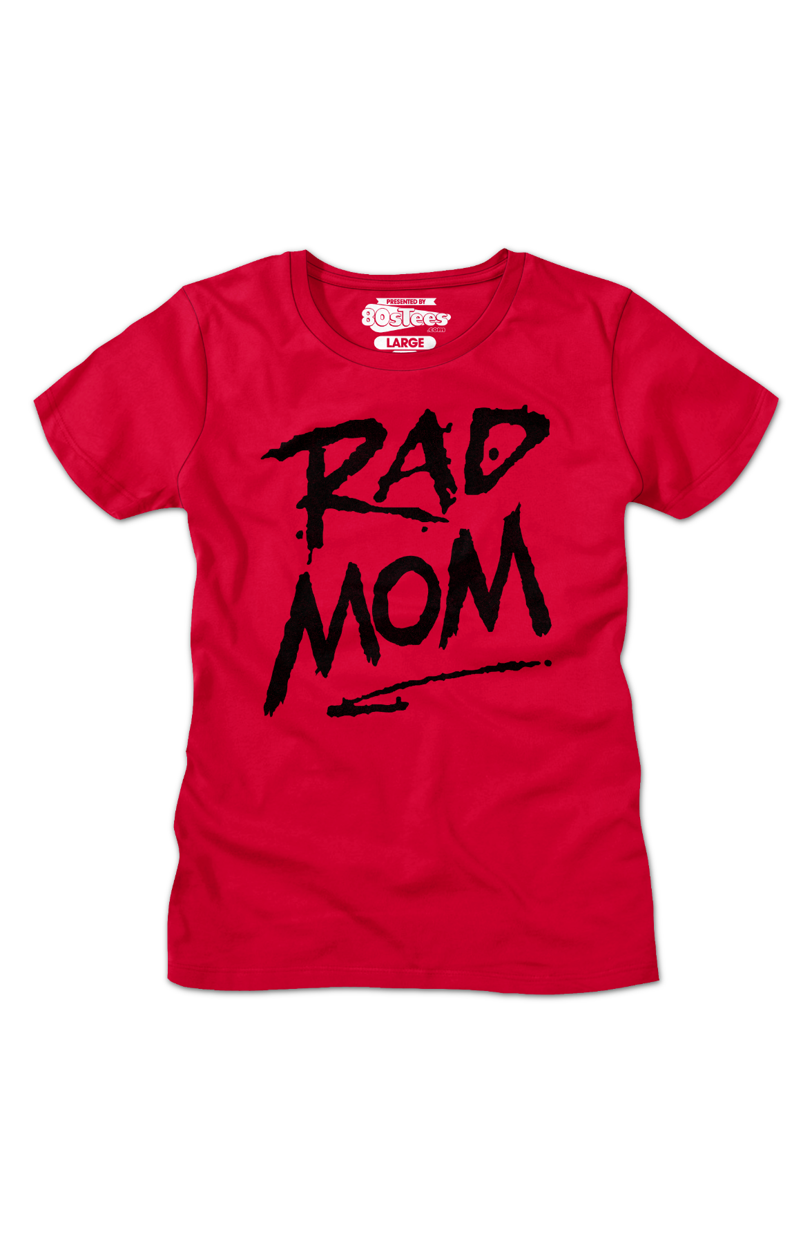 Womens Red Rad Mom Shirt