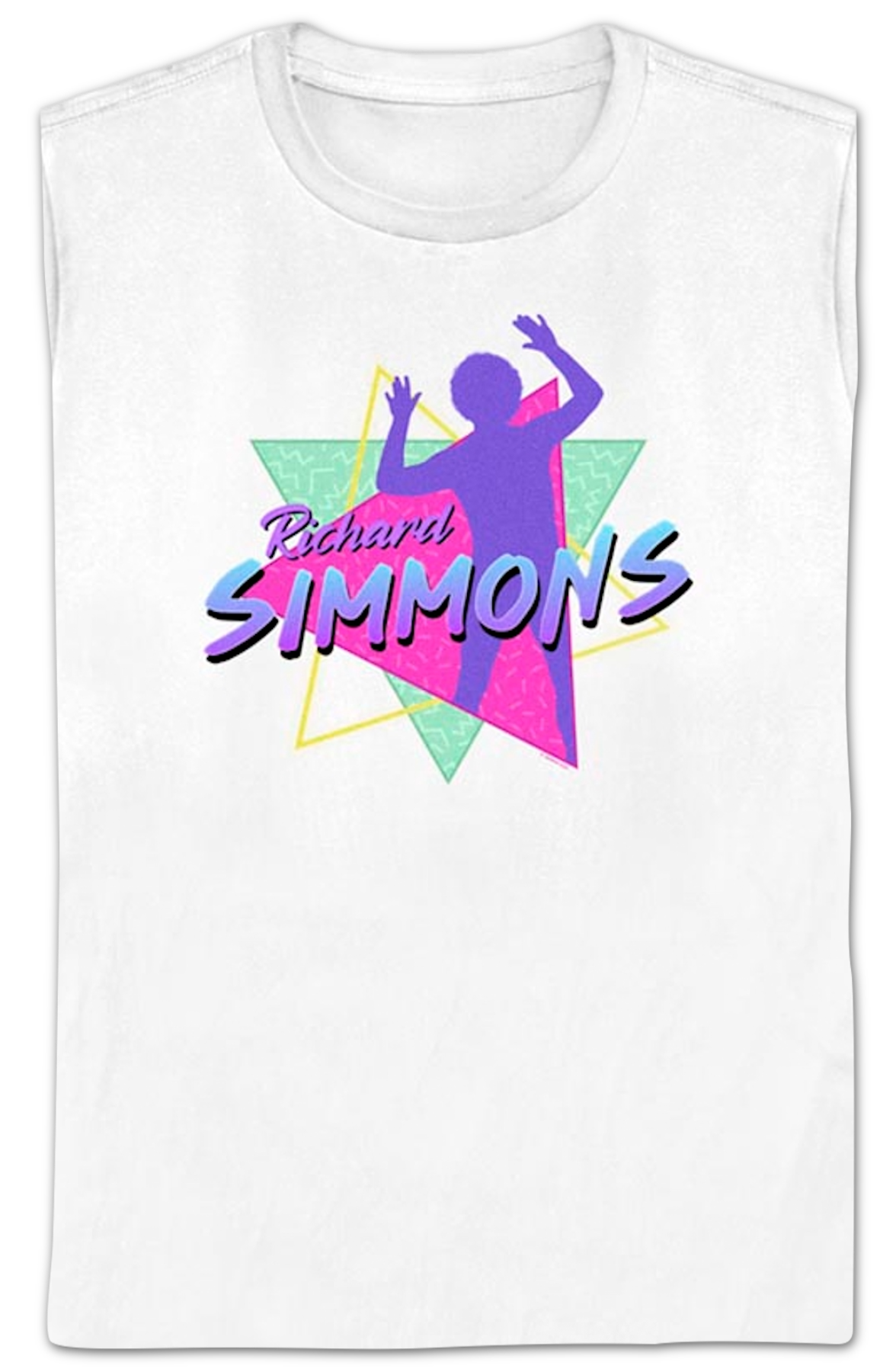 Womens Retro Silhouette Richard Simmons Shirt
