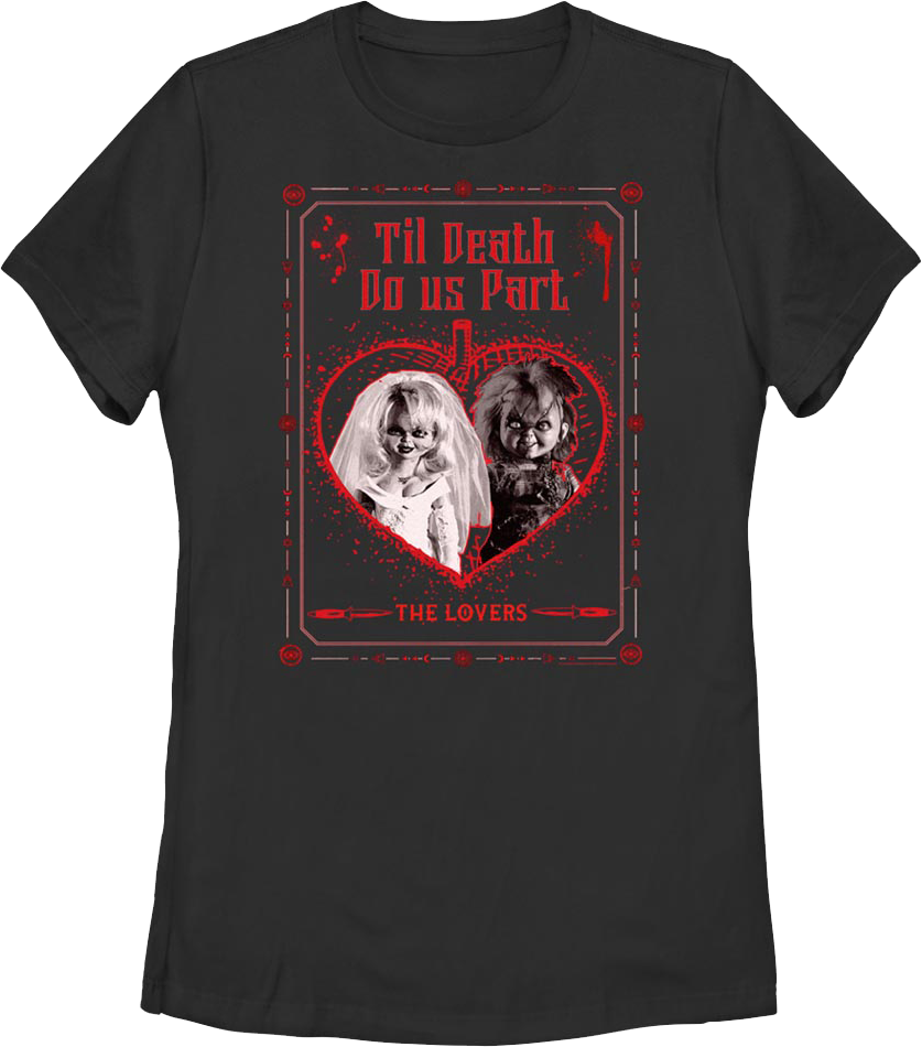 Womens Til Death Do Us Part Child's Play Shirt