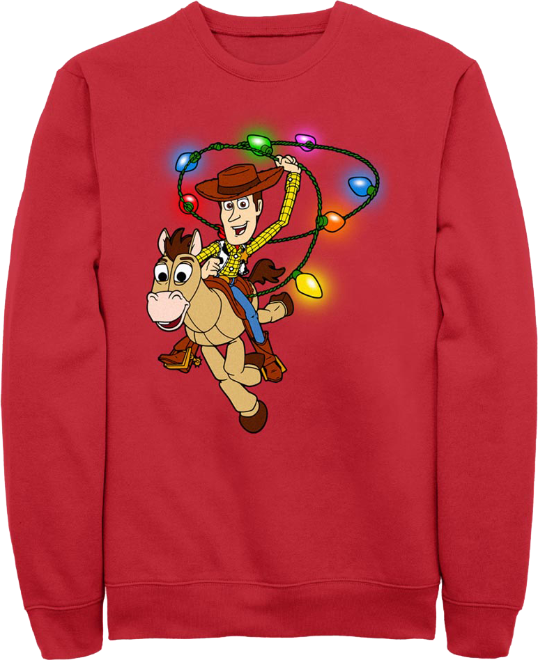 Woody's Christmas Lasso Toy Story Sweatshirt
