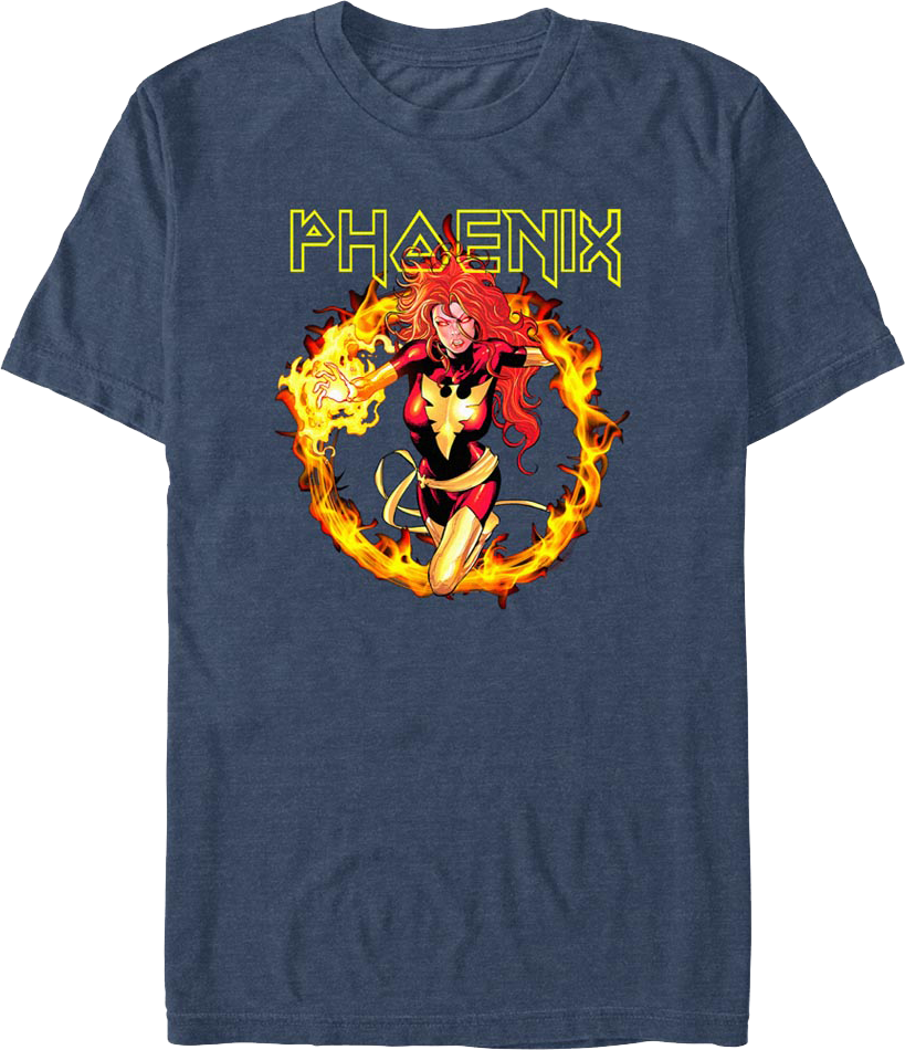 X-Men Dark Phoenix Fire Marvel Comics T-Shirt