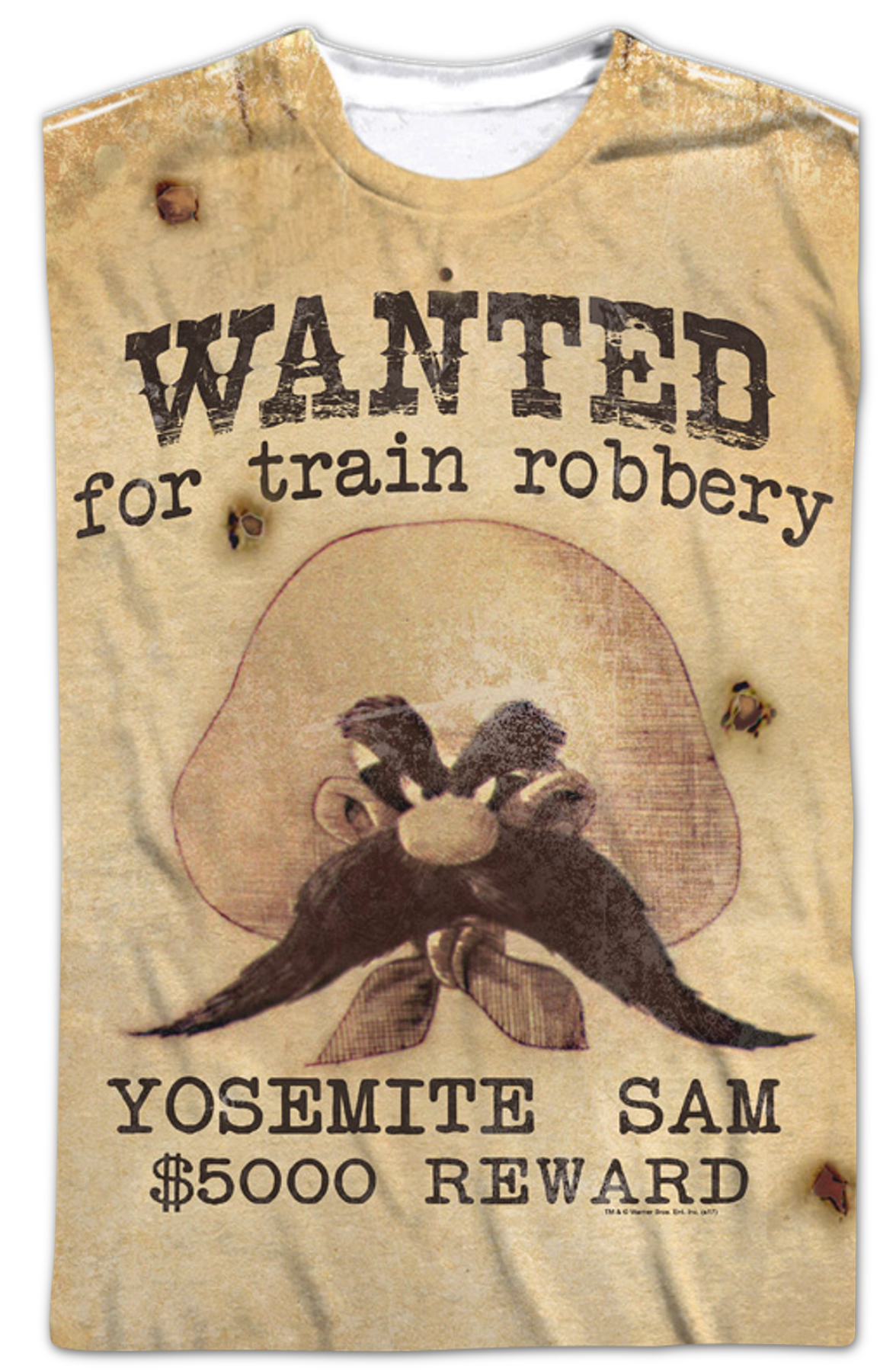 Yosemite Sam Wanted Poster Looney Tunes T-Shirt