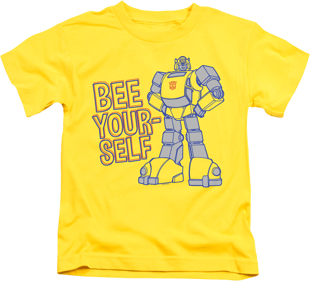 Youth Bee Yourself Bumblebee Transformers Shirt