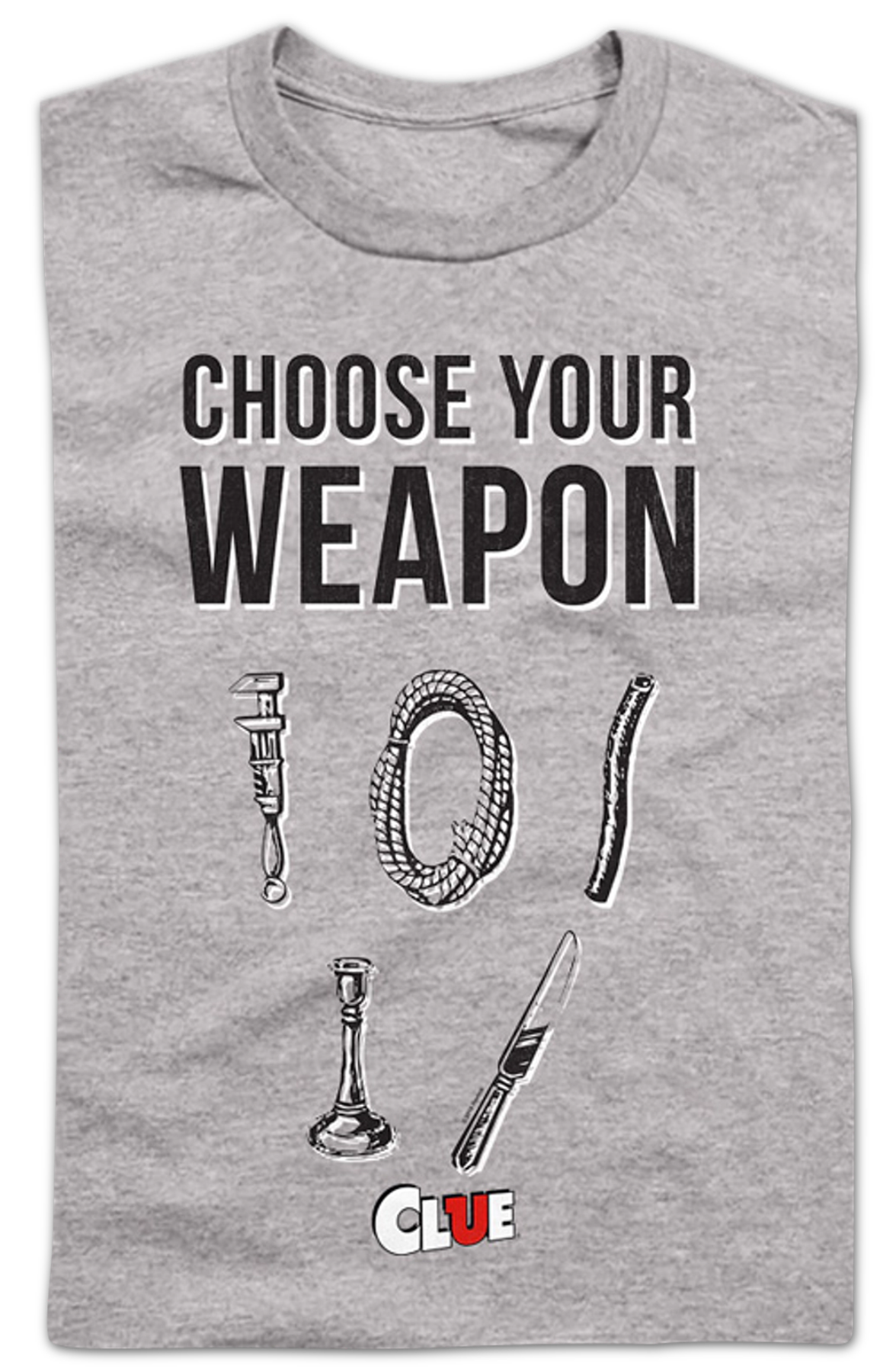 Youth Choose Your Weapon Clue Shirt