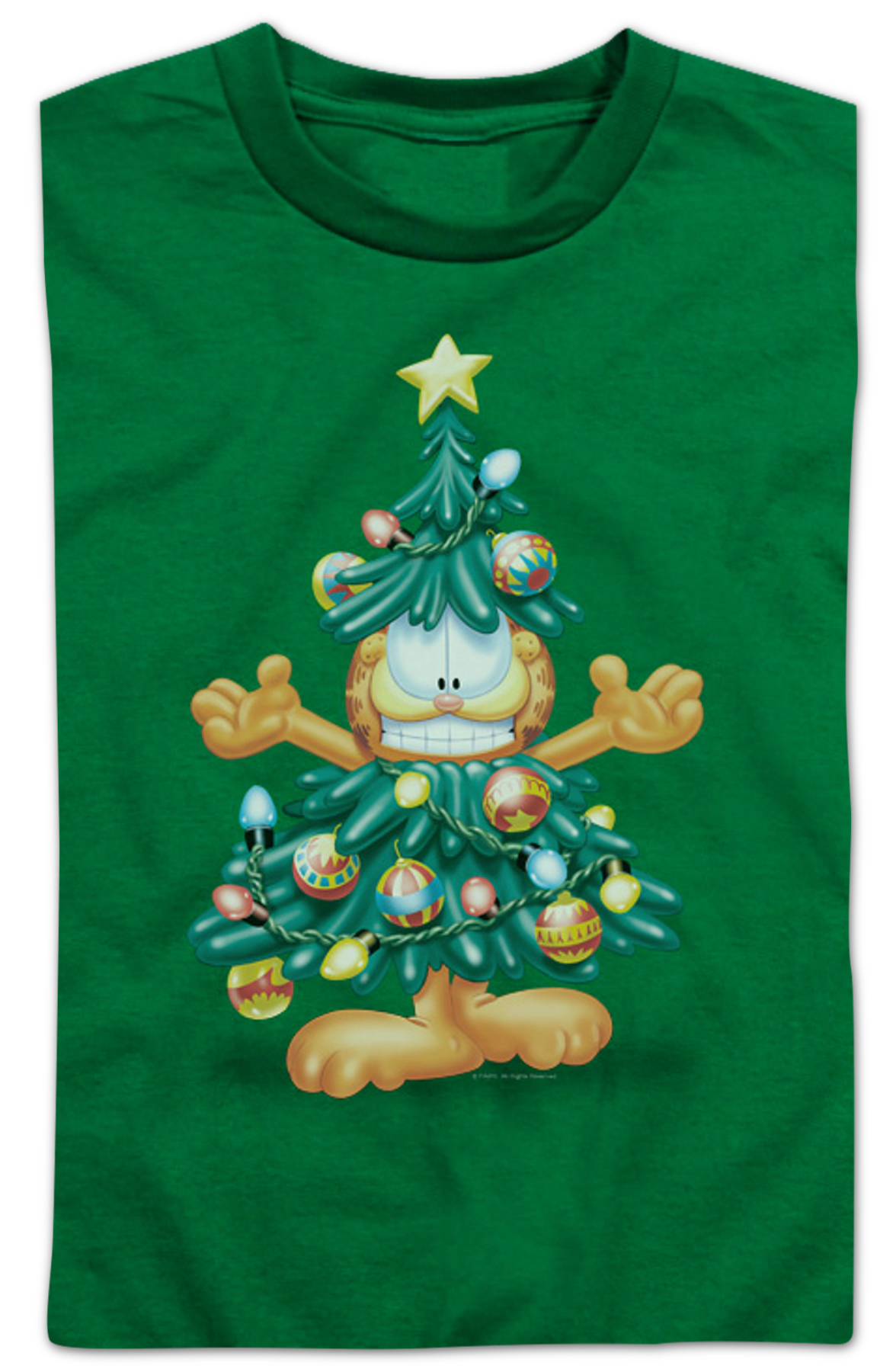 Youth Christmas Tree Garfield Shirt