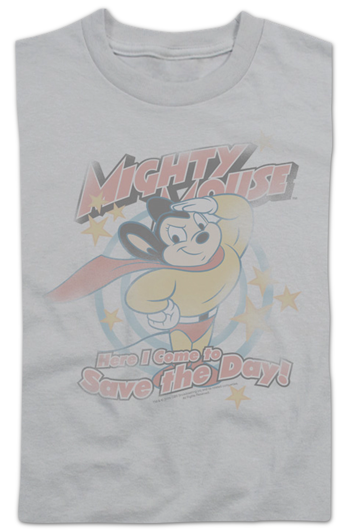 Youth Here I Come to Save the Day Mighty Mouse Shirt