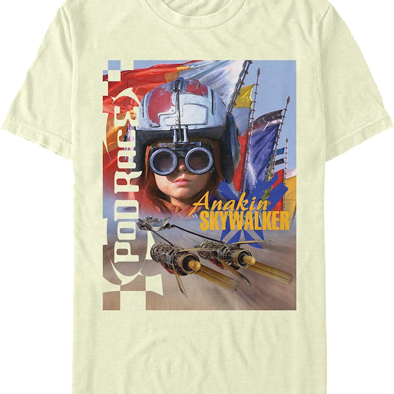 Anakin Skywalker Pod Race Star Wars T-Shirt