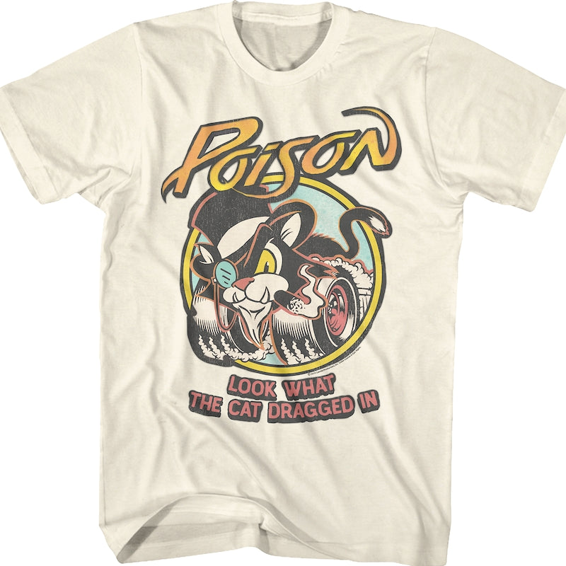 Animated Look What The Cat Dragged In Poison T-Shirt