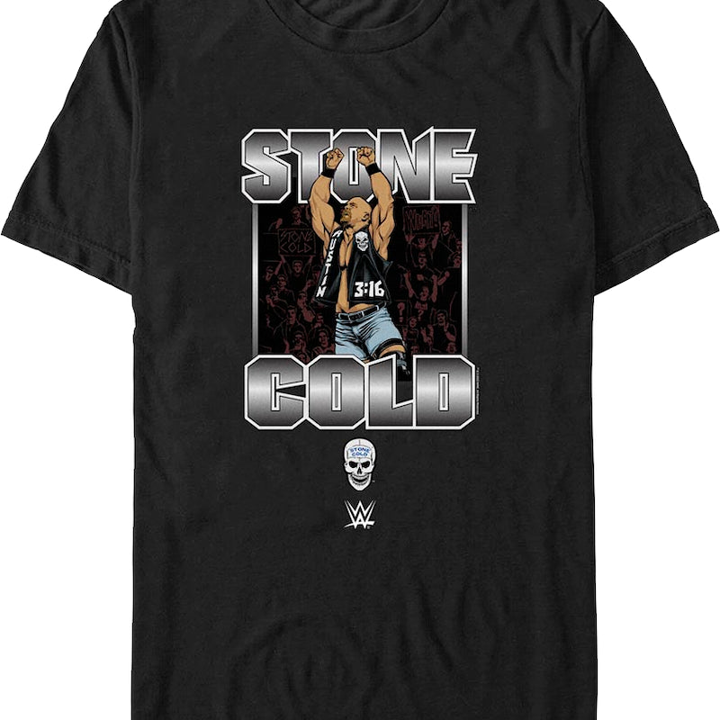 Arms Raised Stone Cold Steve Austin T-Shirt