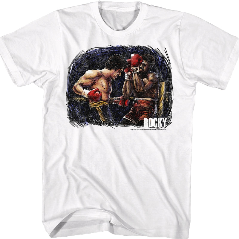 Balboa Creed Painting Rocky T-Shirt