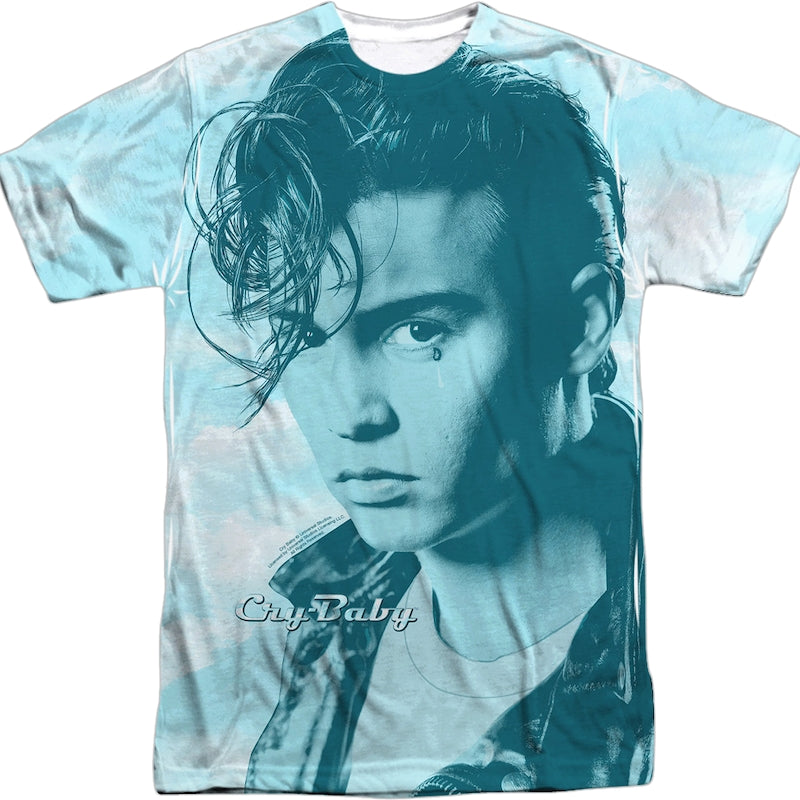 Big Print Cry-Baby T-Shirt