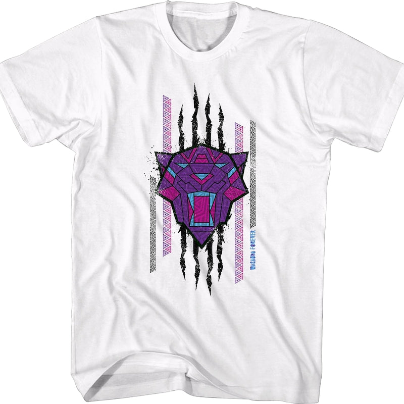 Clawed Sketch Black Panther Wakanda Forever Marvel Comics T-Shirt