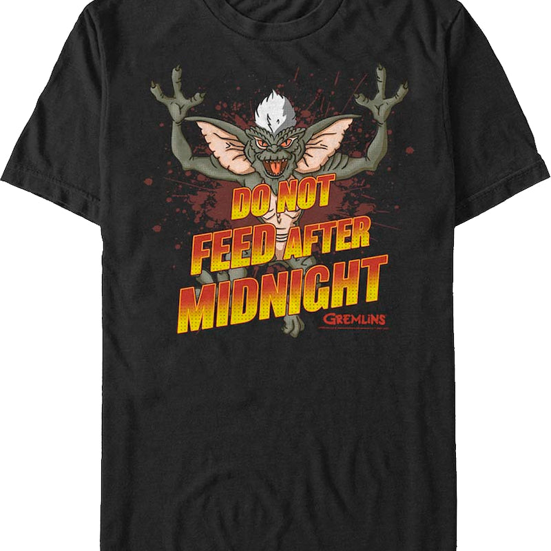 Do Not Feed After Midnight Gremlins T-Shirt