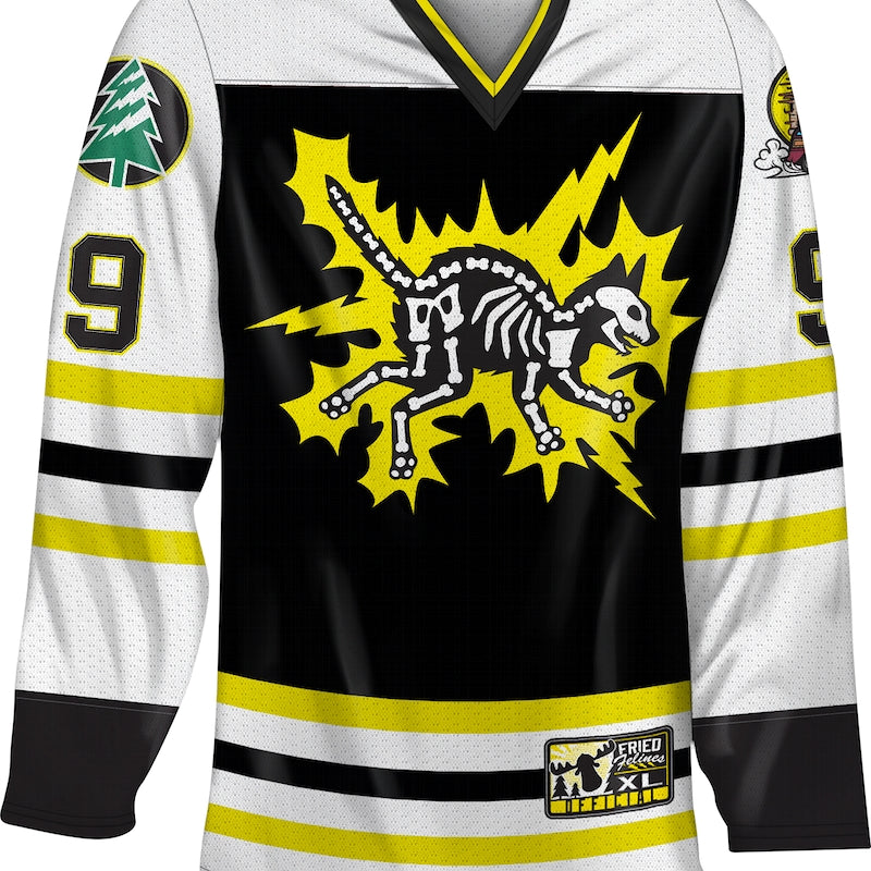 Fried Felines Christmas Vacation Hockey Jersey