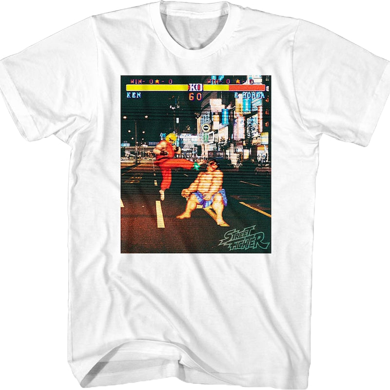 Ken vs E. Honda Street Fighter T-Shirt