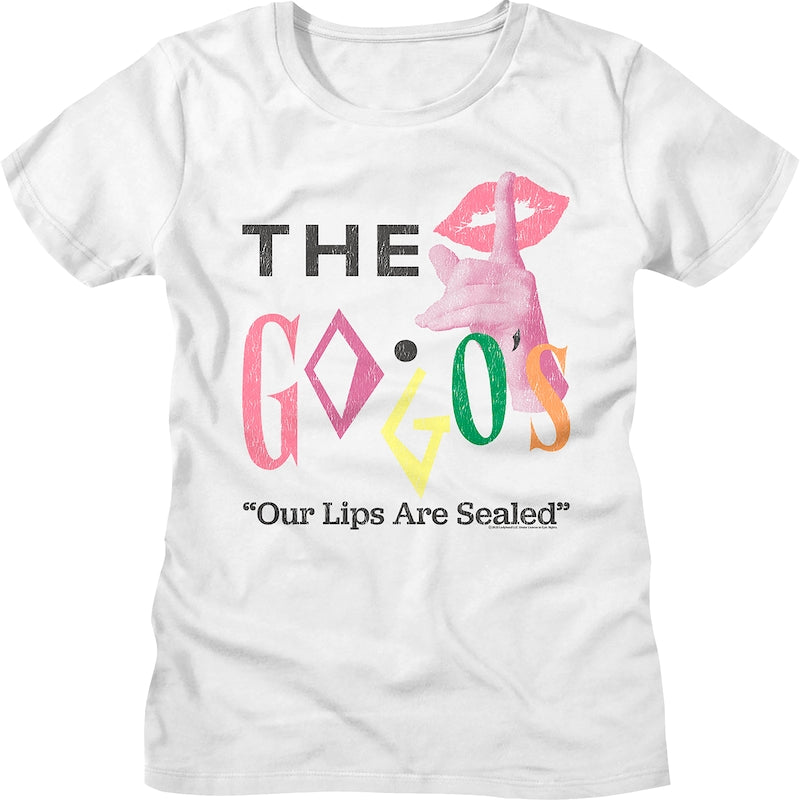 Womens Our Lips Are Sealed Go-Go's Shirt