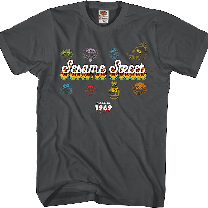 Made in 1969 Sesame Street T-Shirt