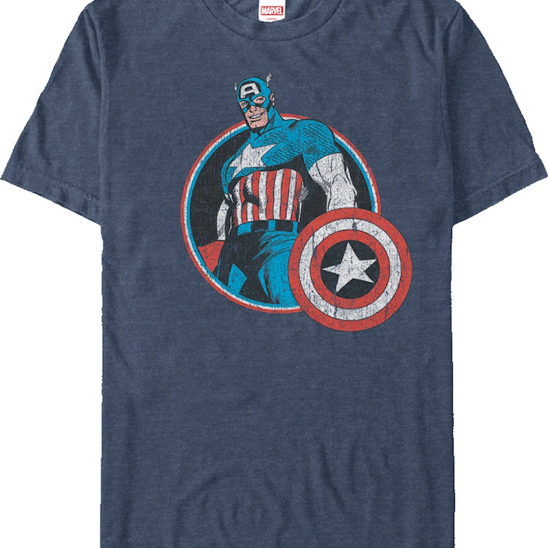 Marvel Retro Captain America T-Shirt