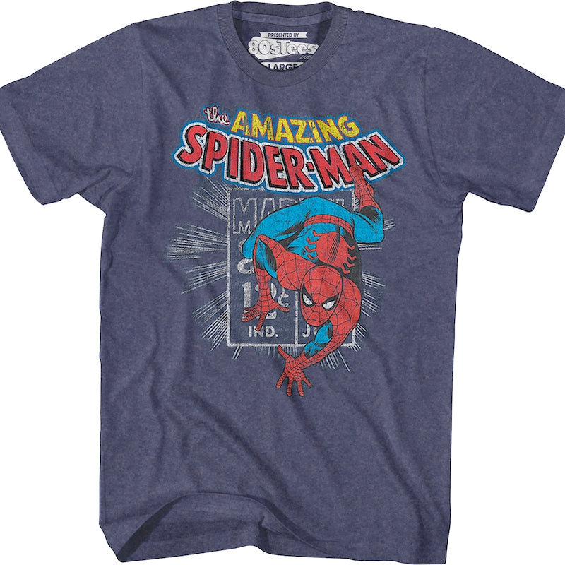 Marvel Stamp Spider-Man T-Shirt