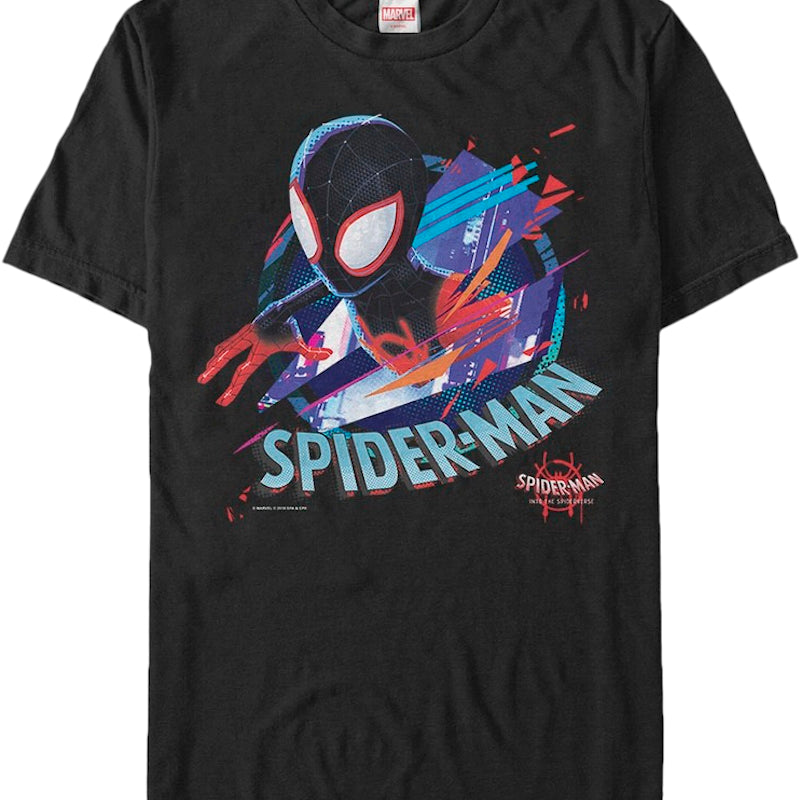 Miles Morales Spider-Man Into The Spider-Verse T-Shirt