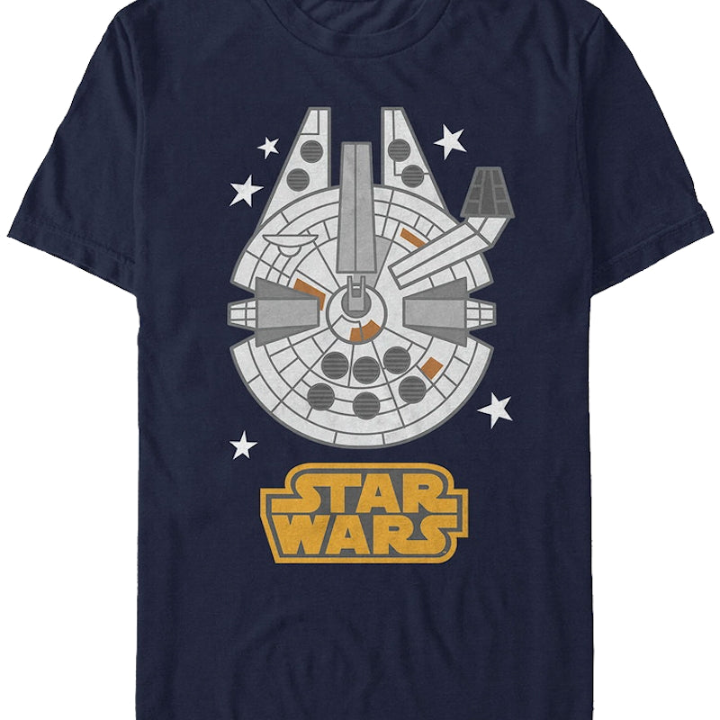 Millennium Falcon Emoji Star Wars T-Shirt