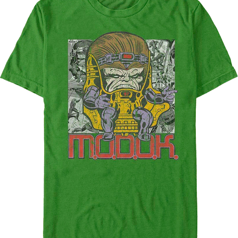 MODOK Comic Panels Marvel Comics T-Shirt
