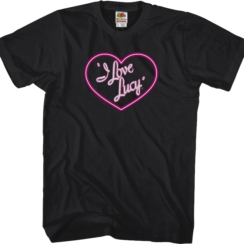 Neon Logo I Love Lucy T-Shirt