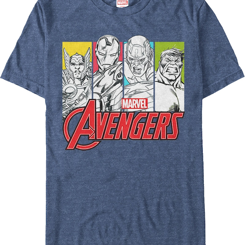 Pop Art Marvel Avengers T-Shirt