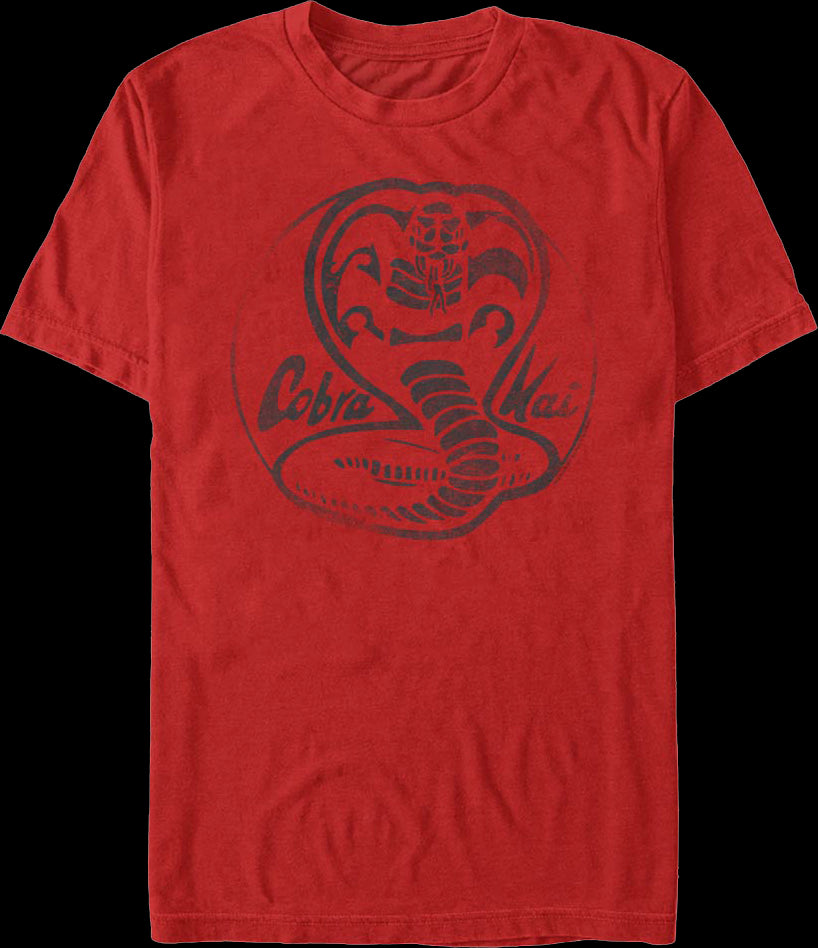 Red Logo Cobra Kai T-Shirt