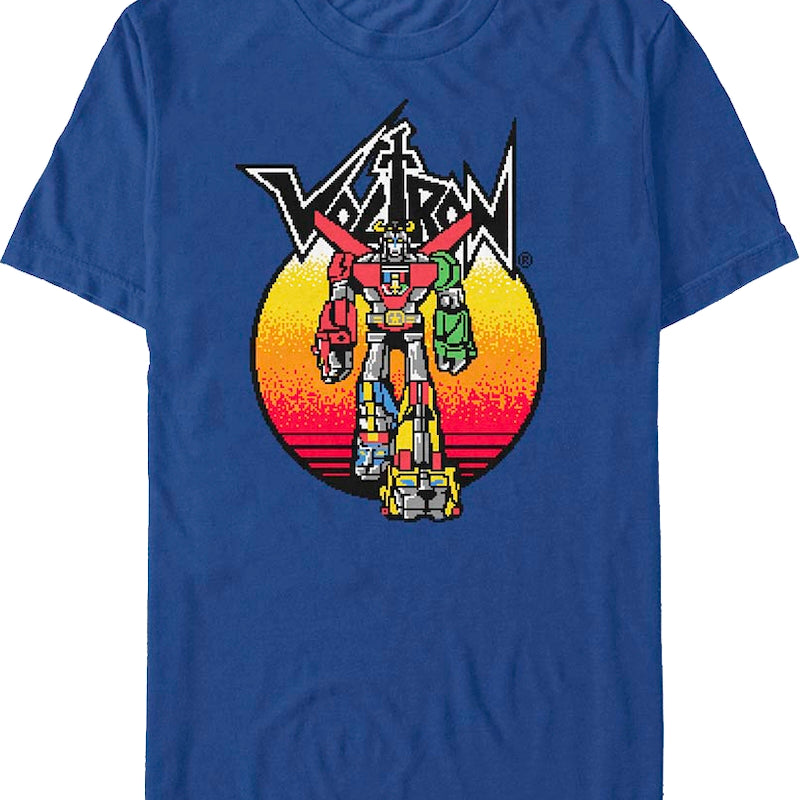 Retro Sunset Voltron T-Shirt