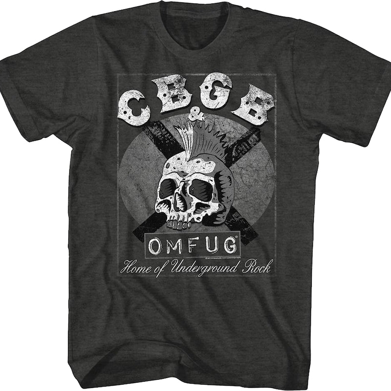 Skull Mohawk CBGB T-Shirt