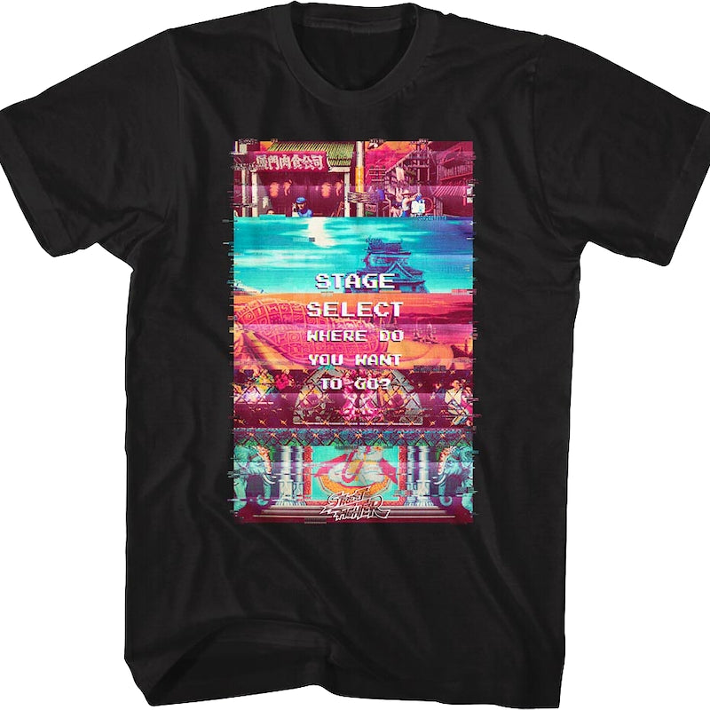 Stage Select Street Fighter T-Shirt