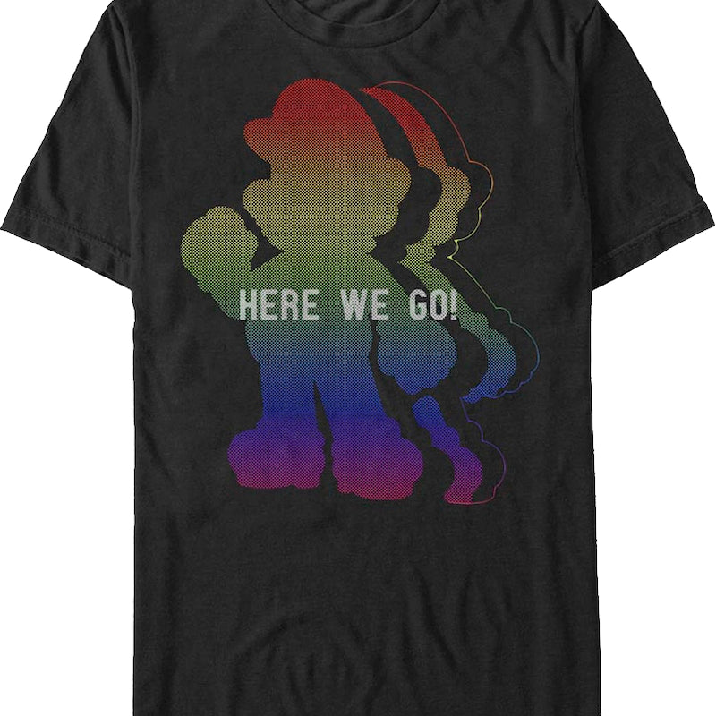 Super Mario Here We Go Nintendo T-Shirt