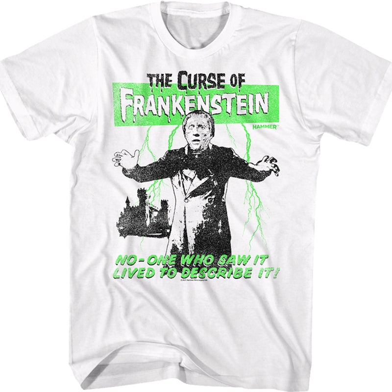 The Curse Of Frankenstein Hammer Films T-Shirt